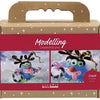 Creativ Company Mini-Hobby-Set Bildhauerei, Weihnachtsbaummonster, verschiedene Farben, 1 Box