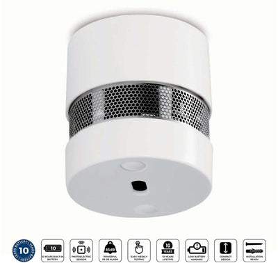 Alecto Alecto SA-201 Mini Rauch Detektor 10 Jahre Batterie weiß
