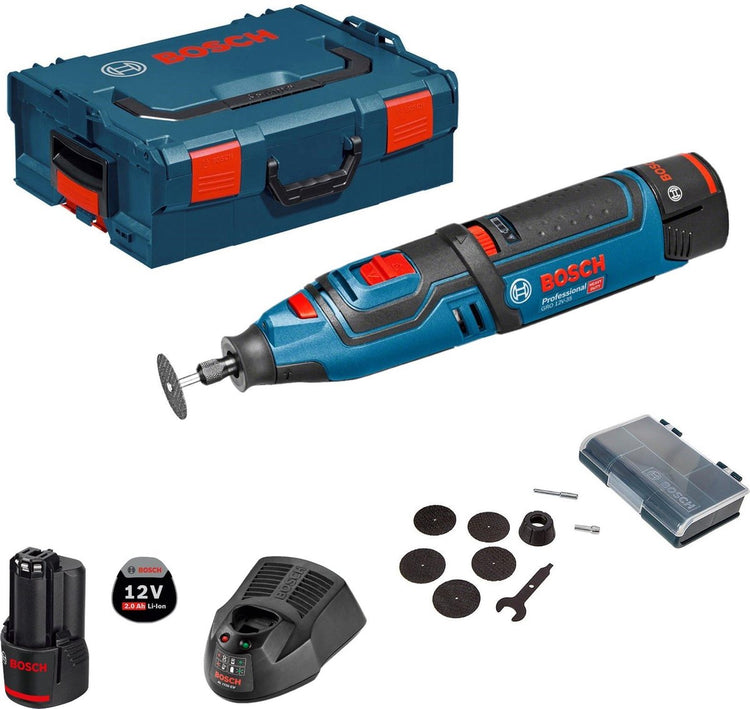 Bosch Blue Gro 12V-35 Profi-Multitool | 2x 2,0ah in L-Boxx - 06019c5001