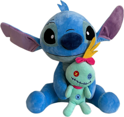 Simba Toys Plüsch – Disney Disney – Lilo Stitch – Stitch mit Scrump – 50 cm – Kuscheltier – Plüsch