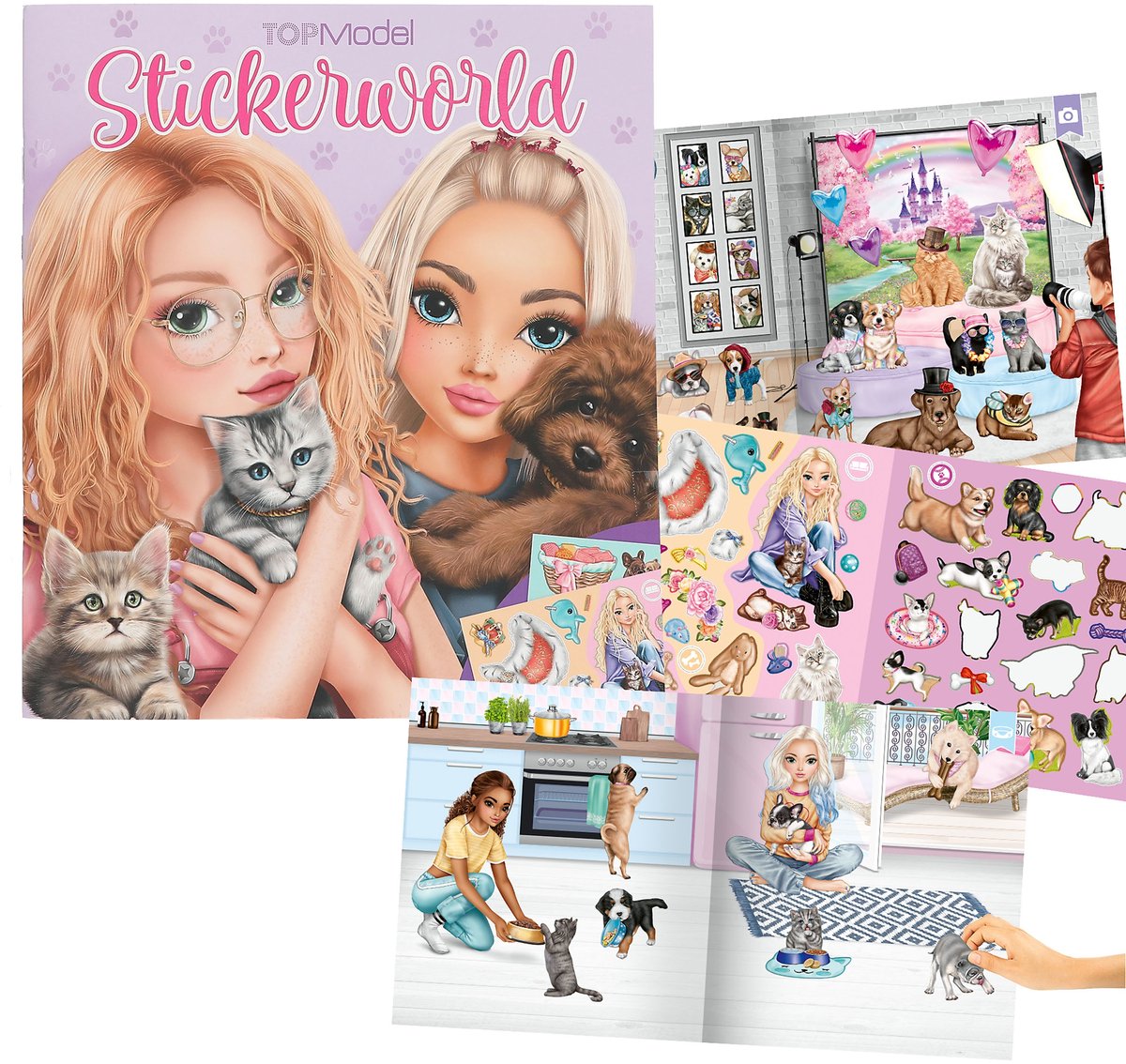 Depesche – Topmodel Stickerworld – Kitty und Doggy