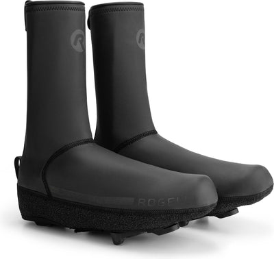 Rogelli artec Fahrradüberschuhe - Radfahren - wind- und wasserdicht - versiegelte Nähte - Schwarz - Größe 38-39