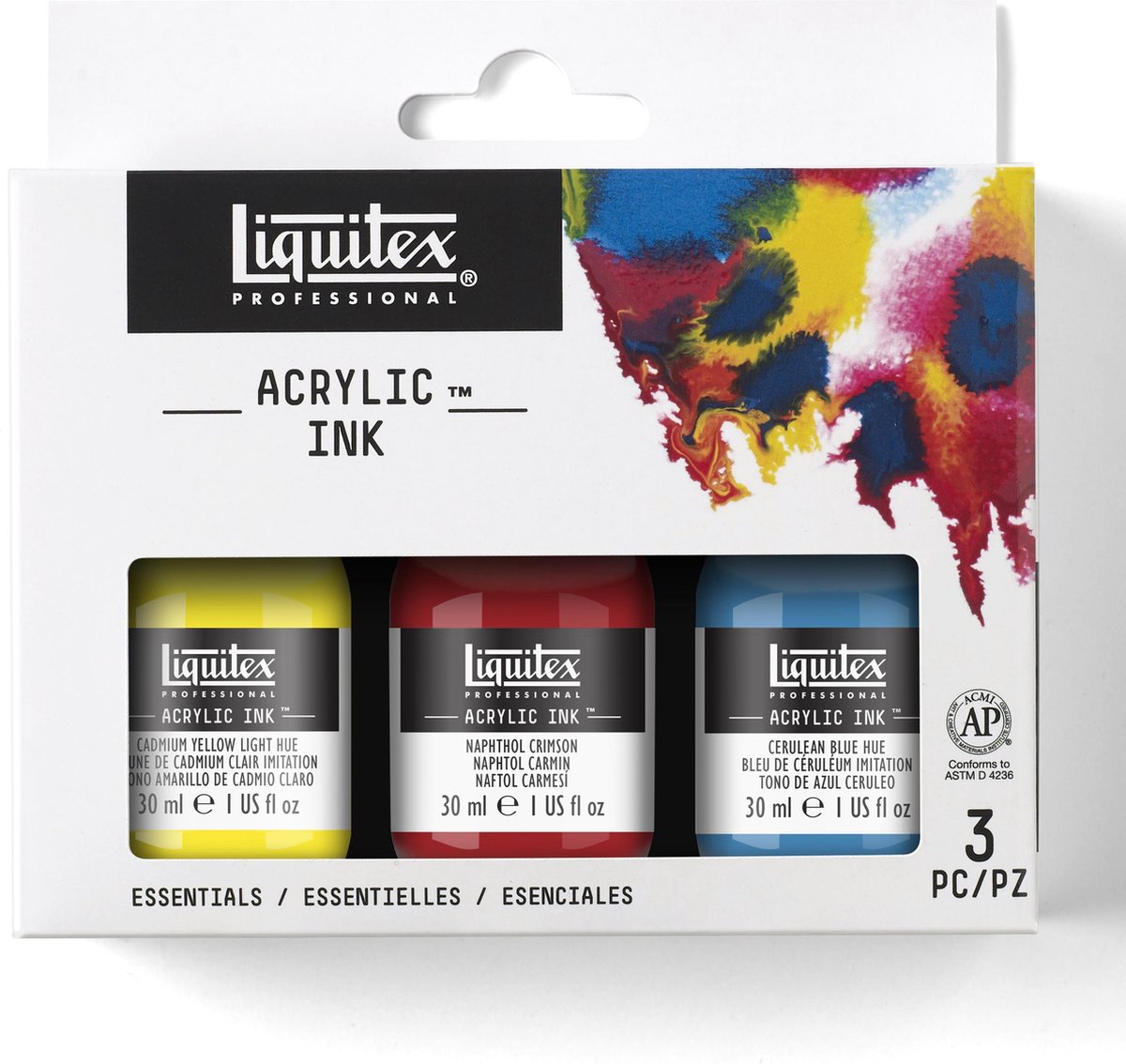 Liquidex-Tinte! 3er-Pack Farbe