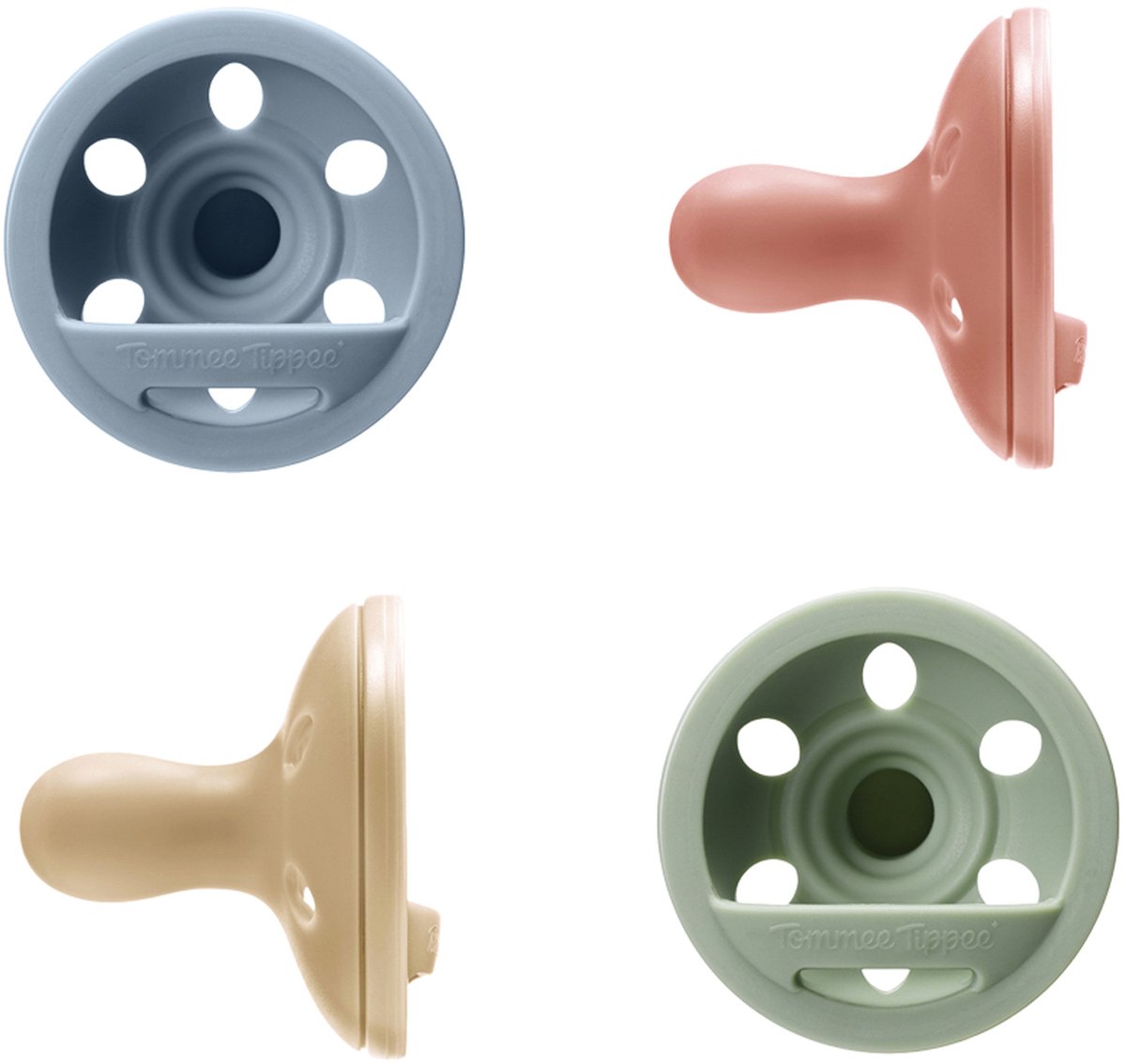 Brustähnlicher Schnuller von Tommee Tippee – 4 Stück – 6–18 Monate – hautähnliche Textur – BPA-frei
