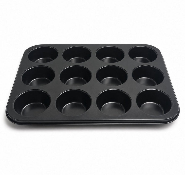 Sans Marque Kozie Muffinform ohne Markenzeichen 6 Stück – PFAS-freie Backform – Antihaftbeschichtung – für Muffins, Cupcakes