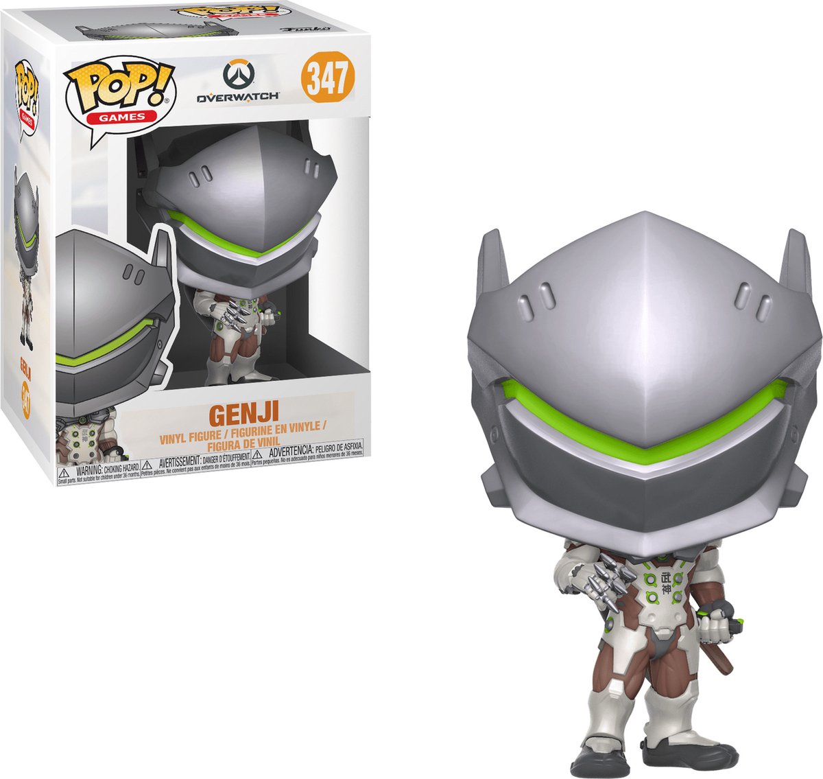 Funko Overwatch Sammelfigur Pop! Spiele Genji 9 cm mehrfarbig