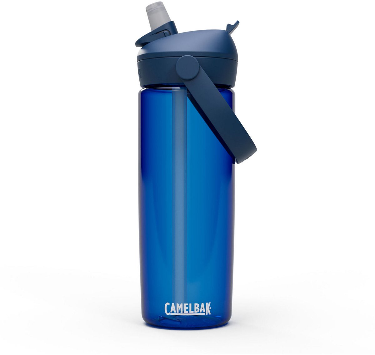 Camelbak Thrive Flip Straw Trinkflasche – 600 ml – mit Strohhalm – Wasserflasche – Blau