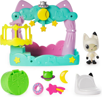 Spin Master Gabby's Dollhouse Gabby's Dollhouse - Balkon - 8-teiliges Spielset mit Spielzeugfiguren und Zubehör für das Puppenhaus - Stile können variieren