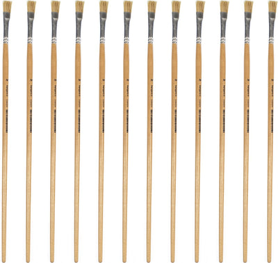 Kangaro Lyonse Pinsel Nr. 10 – lackiertes Holz – Schachtel mit 12 Stück – k-840210