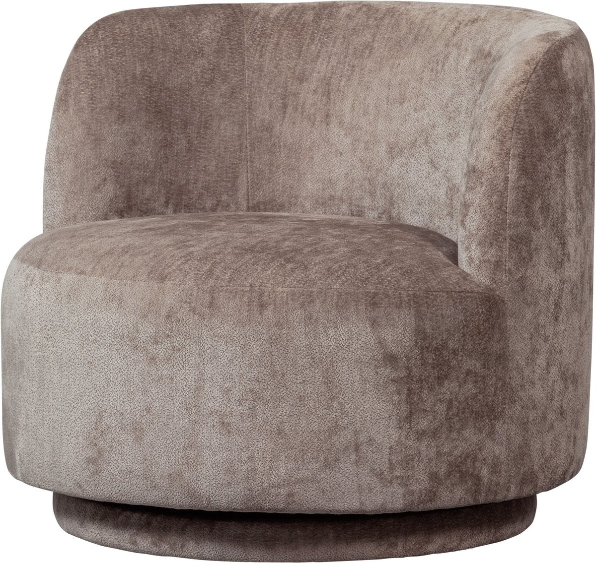 Beliebter Woood-Sessel – Polyester – Taupe – 72 x 81 x 80