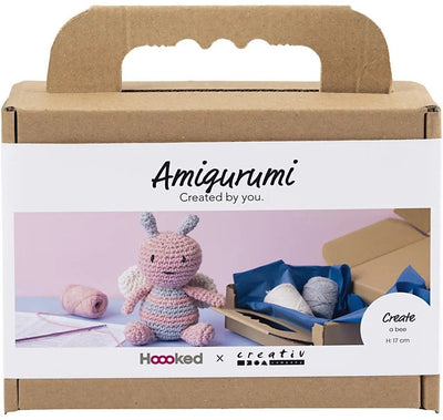 Creativ Company Hobby-Set Amigurumi, Honigbiene, Pastellfarben, 1 Box