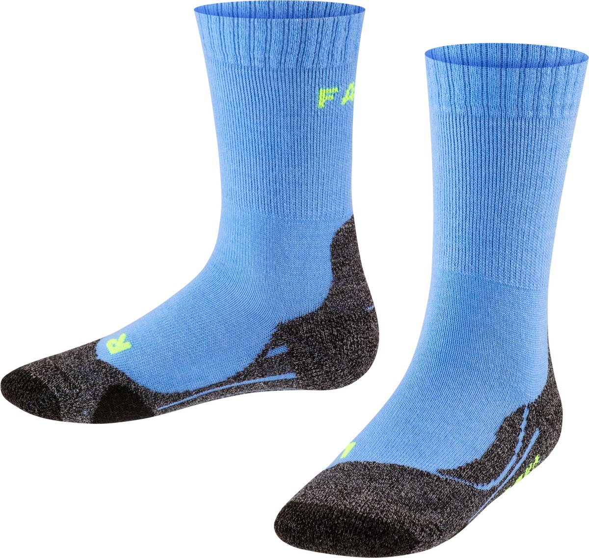 Falke TK2 Anti-Blister Wandersocken aus dickem Woll-Funktionsmaterial Kinder blau - Größe 23-26