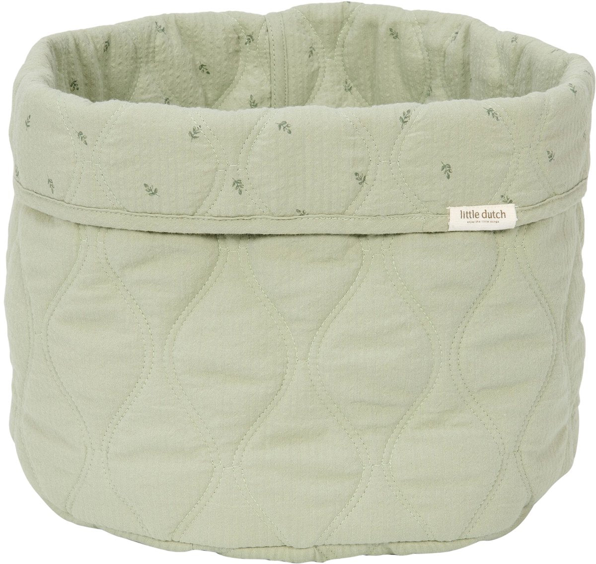 Little Dutch Pure Wickelkorb groß – Salbei