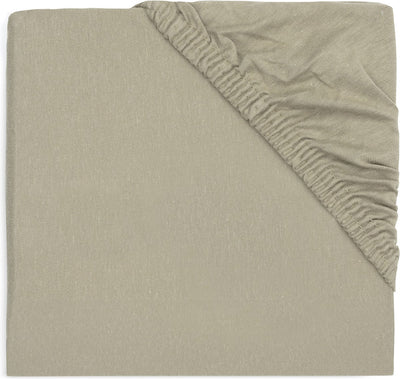 Jollein - Spannbettlaken Jersey 60x120cm - Wiege, Bett, Babybett - Olivgrün