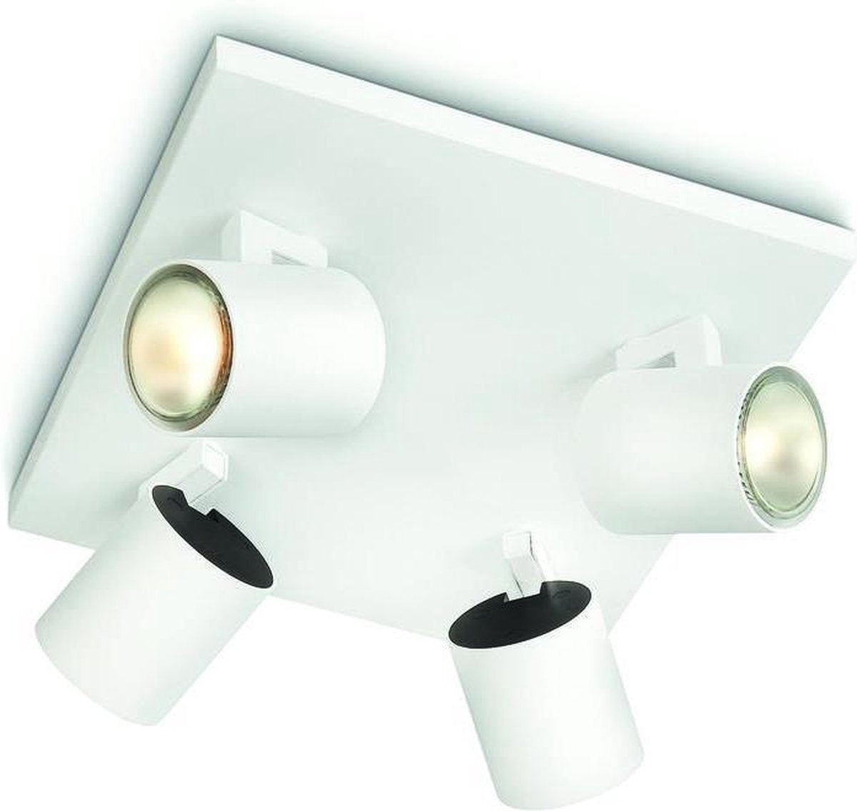Philips LED Philips Runner Aufbaustrahler – 4-flammig – Weiß