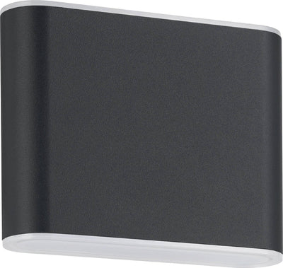 Eglo grutti Außenwandleuchte - LED - 11,5 cm - Anthrazit - einstellbares weißes Licht