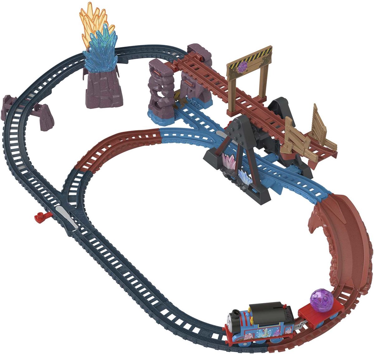 Fisher-Price-Eisenbahn mit Mattel-Motor, Thomas