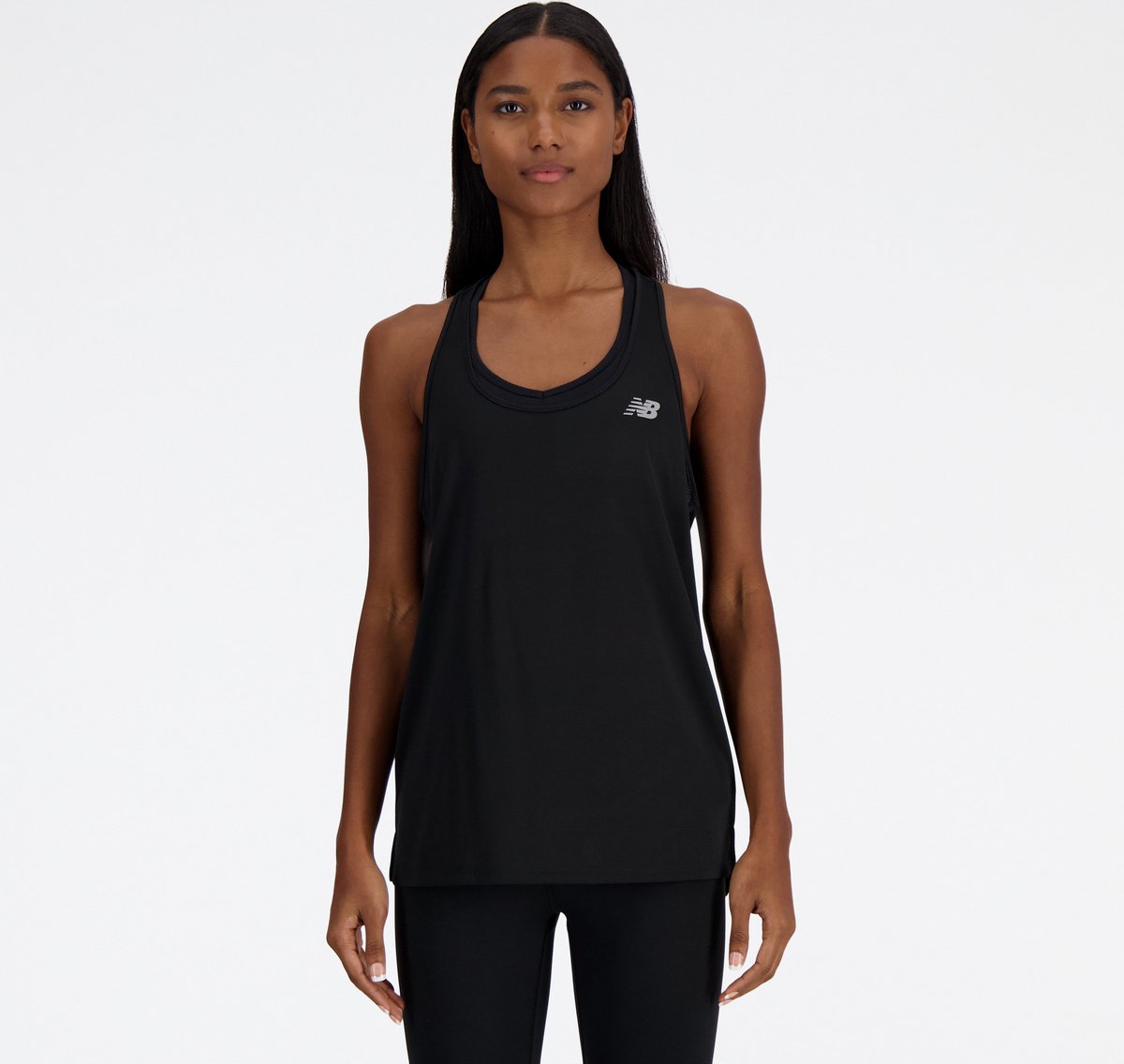New Balance Sport Essential Tank Damen-Sportoberteil – Schwarz