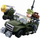 Sluban Army WWII Allied Terrain Vehicle – Konstruktionsspielzeug-Bauset mit 91 Bausteinen – M38-B0678B – Konstruktionsspielzeug ab 8 Jahren
