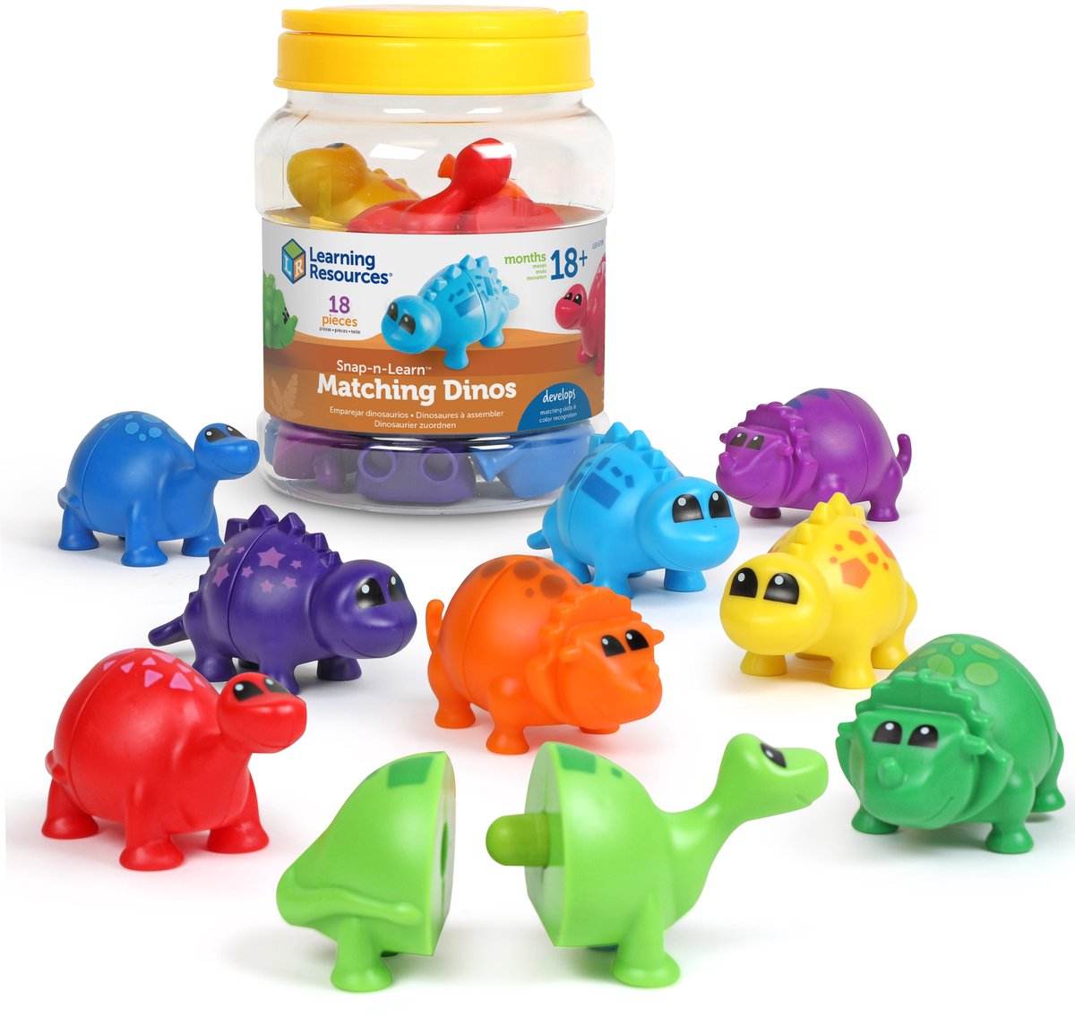Lernressourcen Snap-n-Learn™ passende Dinosaurier – 1+