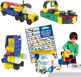 CLICS Building Blocks Gebäude Set 10in1 - afbeelding 1
