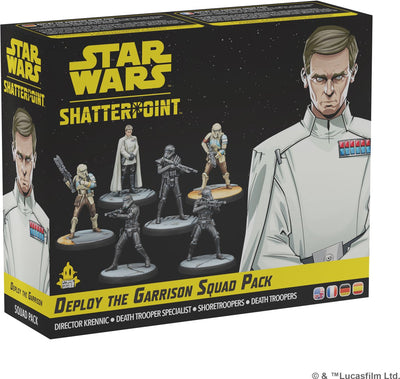 Atomic Mass Games Star Wars Shatterpoint Deploy the Garrison Squad Pack – en fr de pl es