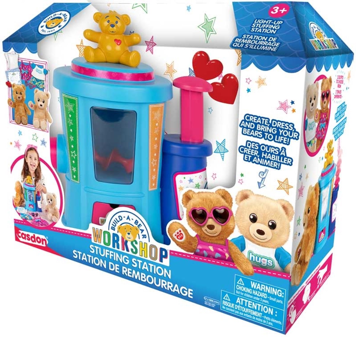 Casdon Build-a-Bear Workshop Kuschelstation-Spielzeugset.