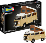 Revell Modellbausatz - VW T2 Camper 1:24 - 112-tlg. - afbeelding 1
