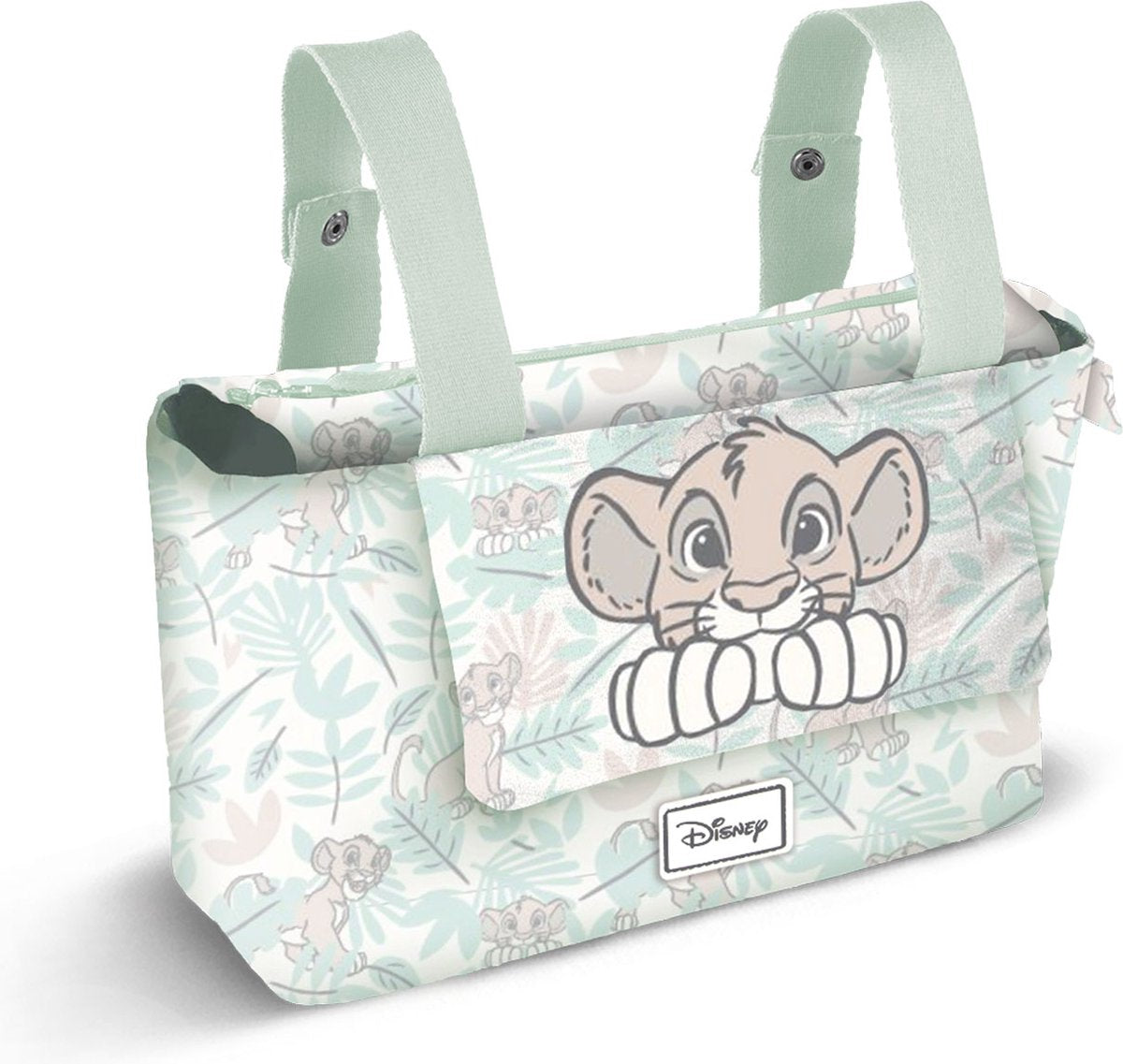 Charactermania - Disney - Der König der Löwen - Der Löwenling - Babytasche - Praktische Wickeltasche für den Kinderwagen - Grün
