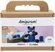 Creativ Company Hobby-Set Amigurumi, Waschbär, Schwarz, Blau, 1 Box