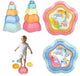 Toi-toys Trittsteine ​​Spielzeug Pastell 5-teiliges Balancespiel.