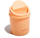 Muitomas Schreibtisch-Abfallbehälter – stilvolle Version – 2 Liter – kompakt – 15×18×14 cm – Pfirsichflaum
