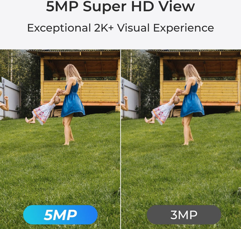 Reolink 4G LTE 5MP Outdoor-Überwachungskamera mit Akku, Netzwerk, Erkennung von Personen, Fahrzeugen, Tieren, 355° Schwenken und 140° Neigen