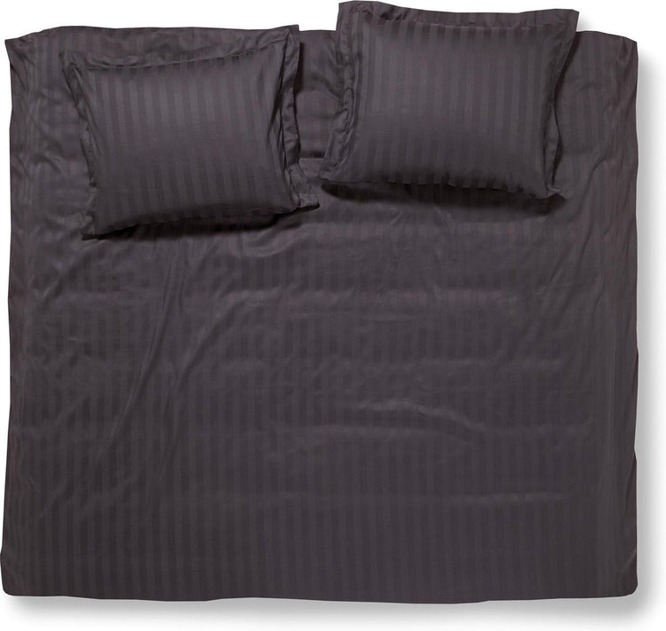 Damai linea – Bettbezug – 240 x 200 220 cm – Einzelbetten – Graphit + 2 Kissenbezüge 60 x 70