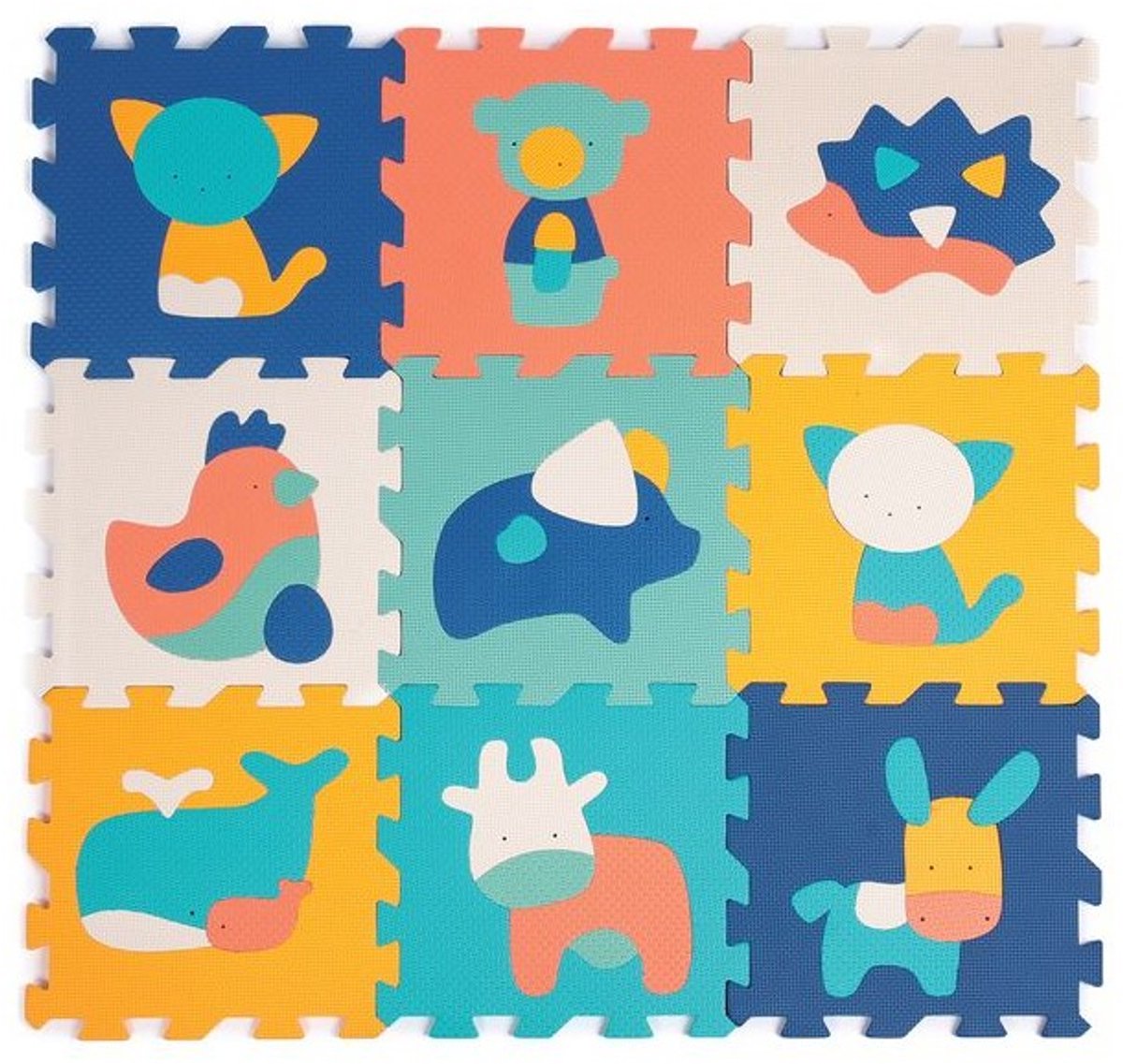 Ludi – Spielplättchen – Puzzleplättchen – Fliesenmatte – Schaumstofffliesen