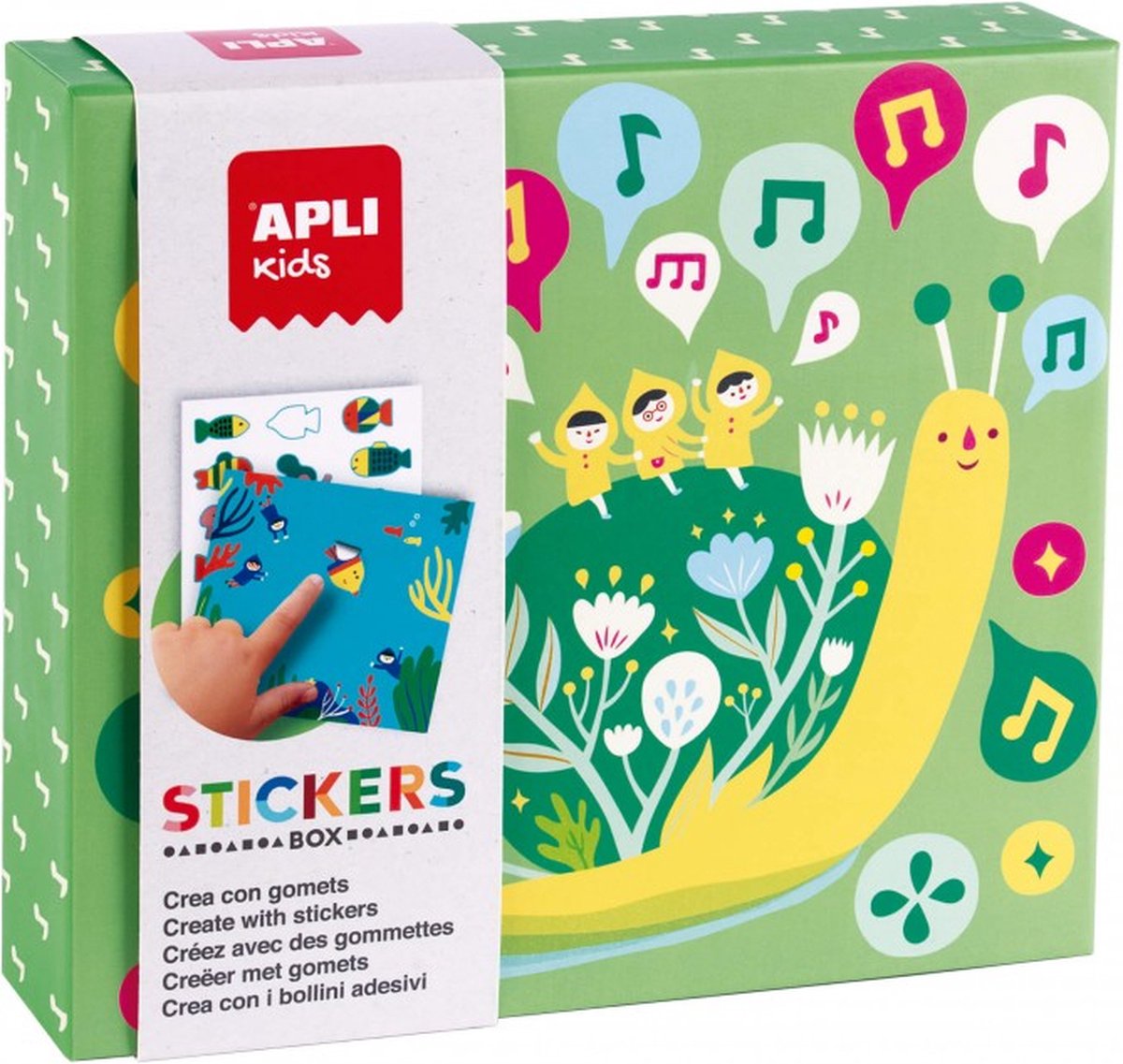 Apli Kinder-Stickerspiel-Zwerge