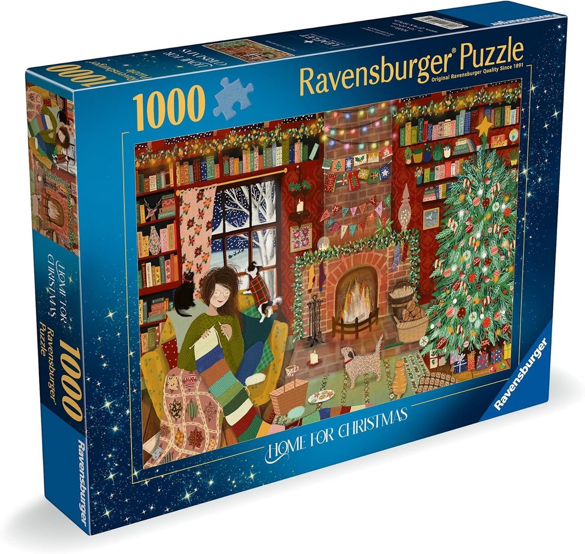 Ravensburger Puzzle Weihnachten 1000 Teile Home for Christmas Puzzle.