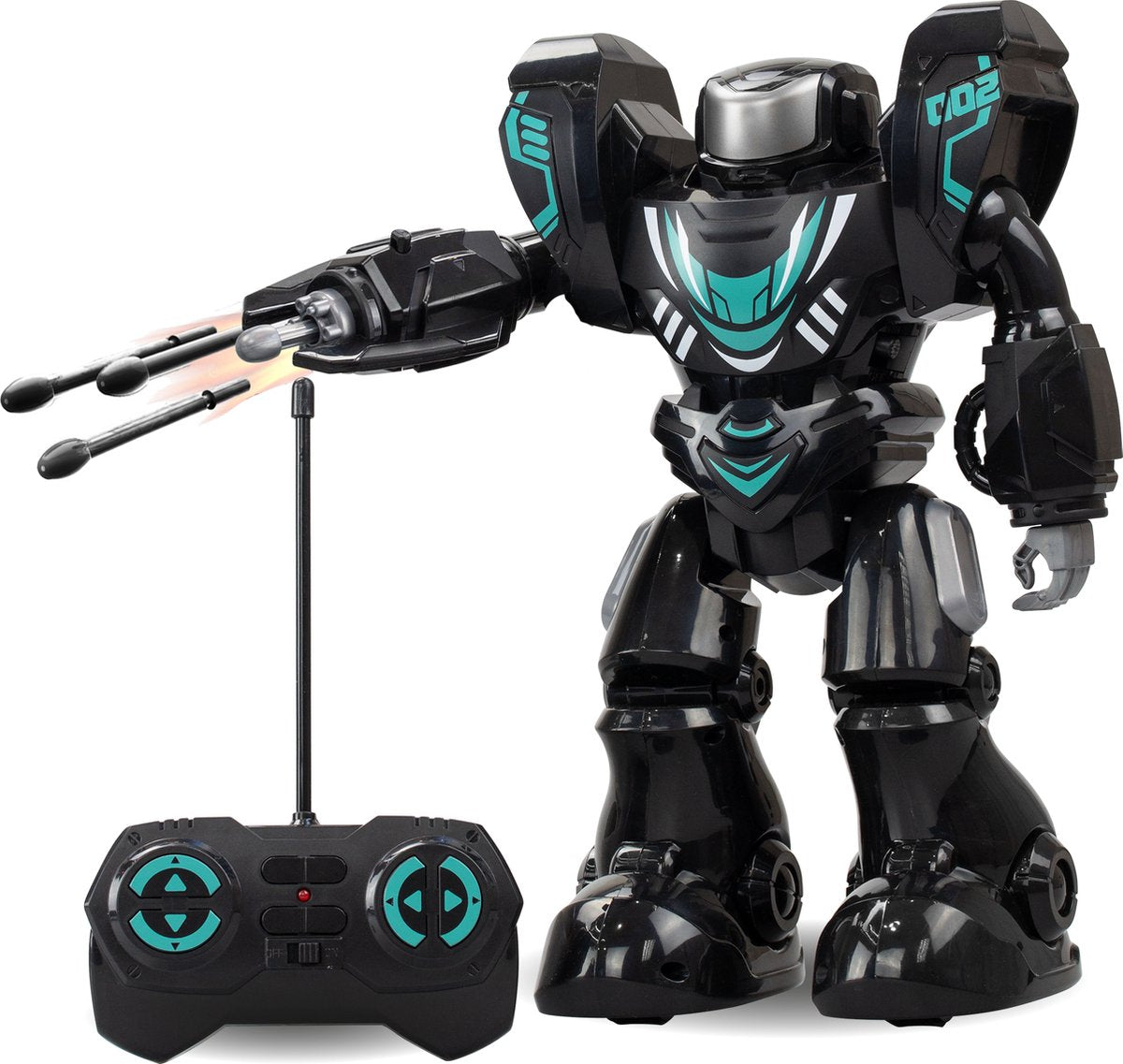 Silverlit Robo Blast One Black – RC-Roboter mit Schießfaust