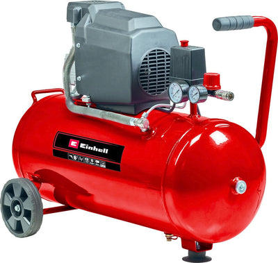 Einhell Elektrokompressor TC-AC 190 50 8 – 1500 W – 8 bar – 50 l Tank – Saugleistung: 165 l min – ölgeschmiert