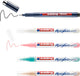 Edding Manga-Kreativset – Manga für Anfänger auf vielen verschiedenen Untergründen zeichnen – 1x 1800 Profipen Black – 4x 5300 Acrylmarker – 6x Blankokarten – 3x Vorlagen – 1x Schritt-für-Schritt-Erklärung – All-in-One-Set