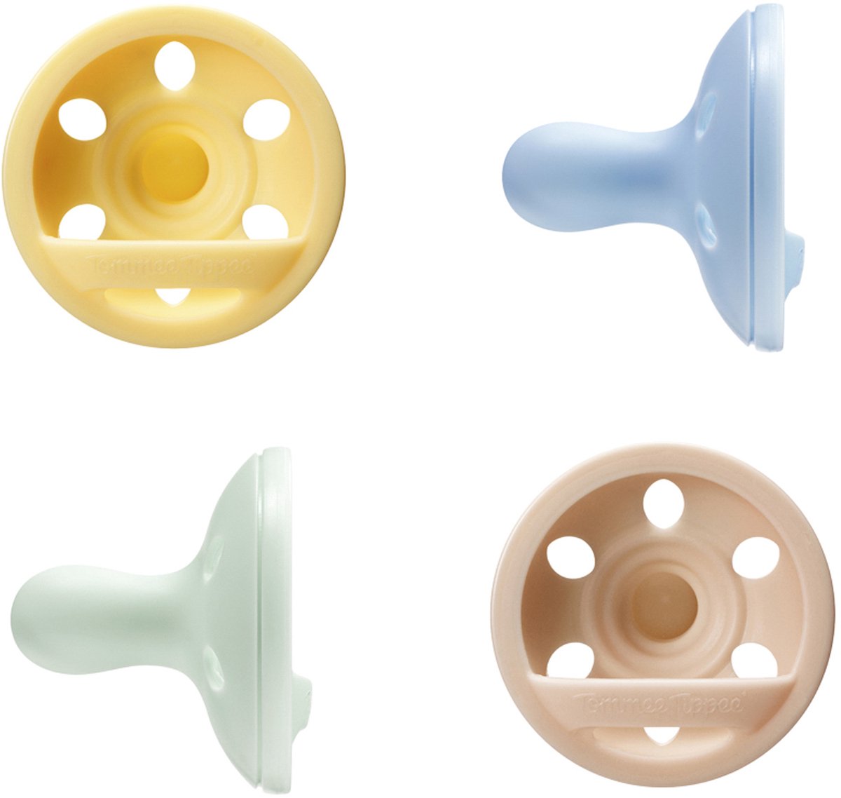 Brustähnlicher Schnuller von Tommee Tippee – 4 Stück – 0–6 Monate – hautähnliche Textur – BPA-frei