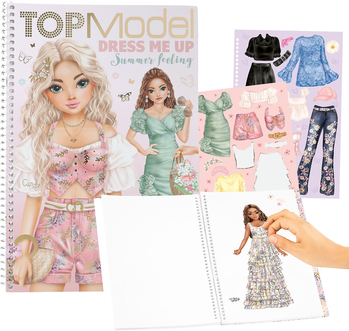 Depesche – Topmodel Dress Me Up Stickerbuch – Sommerfeeling