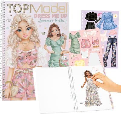 Depesche – Topmodel Dress Me Up Stickerbuch – Sommerfeeling