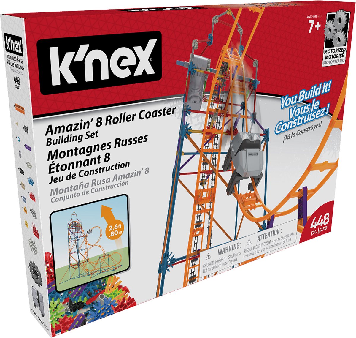 K'nex amazin' 8 Achterbahn Set