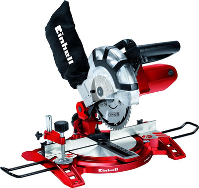 Einhell Elektro-Kapp-Gehrungssäge TC-MS 2112 – 1600 W – ø210 mm – maximale Schnittbreite: 120 mm – schwenkbarer Sägekopf: 45° – inkl. Sägeblatt mit 48 Zähnen