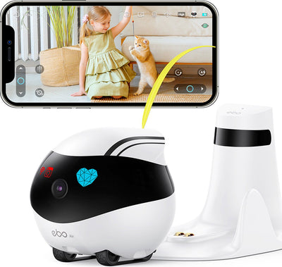 Enabot ebo | Babyphone | Babyphone mit Kamera und App | steuerbares und mobiles Babyphone | Babyphone mit Kamera und WLAN-App