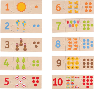 Bigjigs Holzpuzzle -Figurenfliesen, 30..