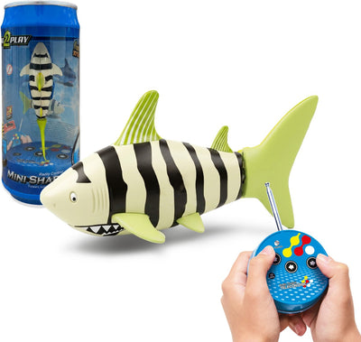 Gear2play – Mini-Hai in der Dose – RC-Schwimmhai mit Fernbedienung
