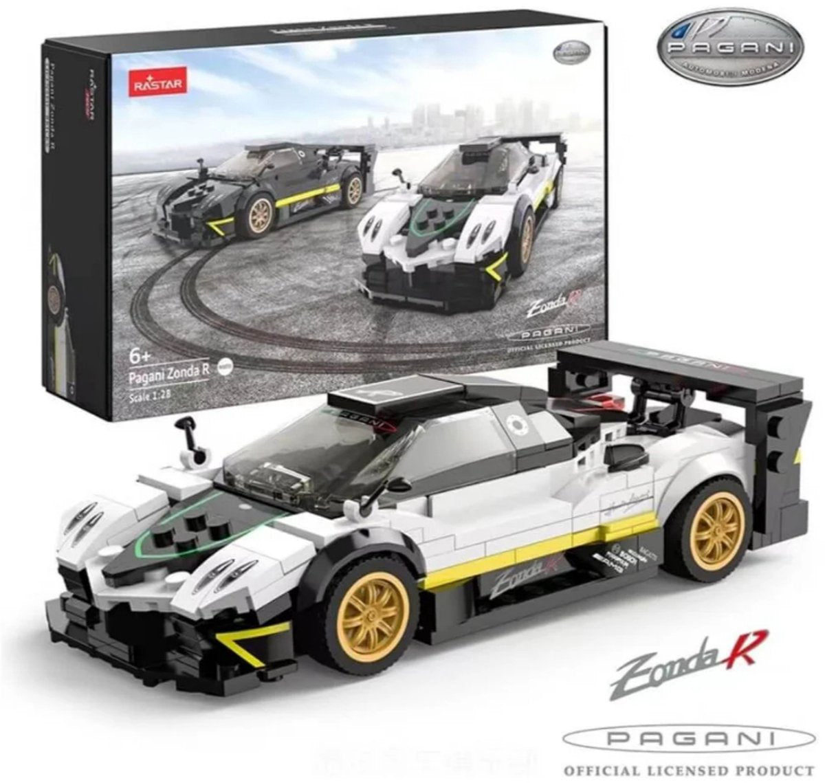 Rastar Pagani Zonda R 1:28 – 93900 – Einheitsgröße