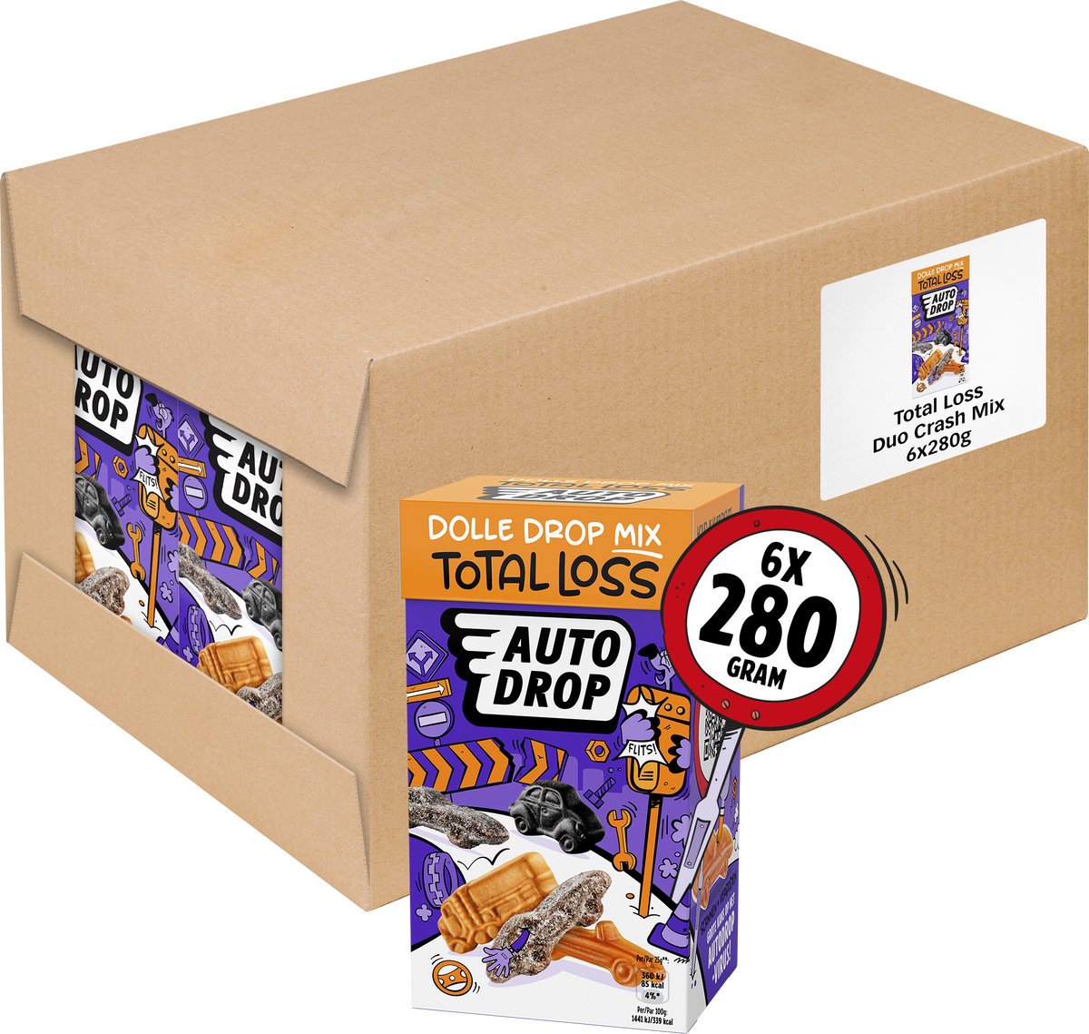 Autodrop Total Loss Crazy Lakritzmischung (6x 280gr)